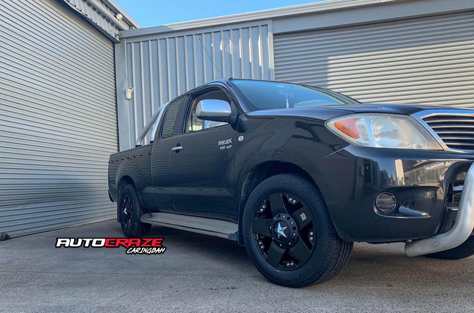 TOYOTA HILUX 2WD (2005 ONWARDS) ROCKSTAR XD MATTE BLACK